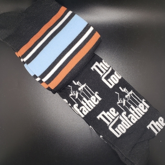 The Godfather crew socks 2 pairs Mafia boss socks - Picture 7 of 7